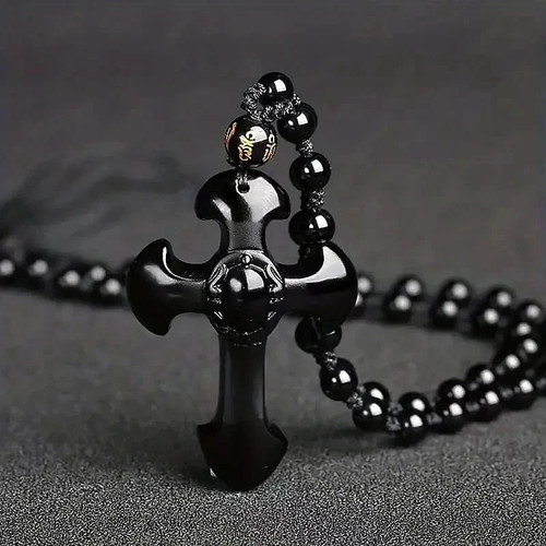 Collana con ciondolo - , croce