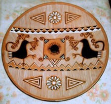 PIATTO SARDO IN TERRACOTTA.