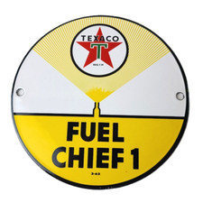 Insegna benzina texaco vintage - insegna,