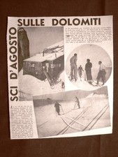 Sci agosto sulle dolomiti - d'agosto,