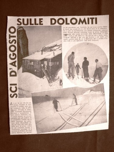 Sci agosto sulle dolomiti - d'agosto,