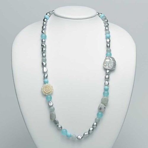 Collana miluna donna argento - collana,