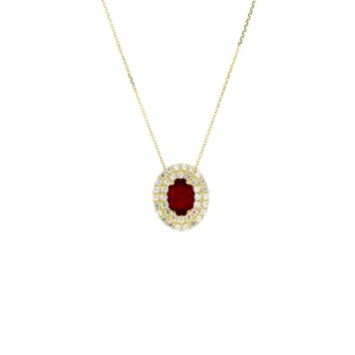 Collana donna ovale oro - collana, in