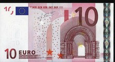 FRANCIA BANCONOTA 10 EURO "U"