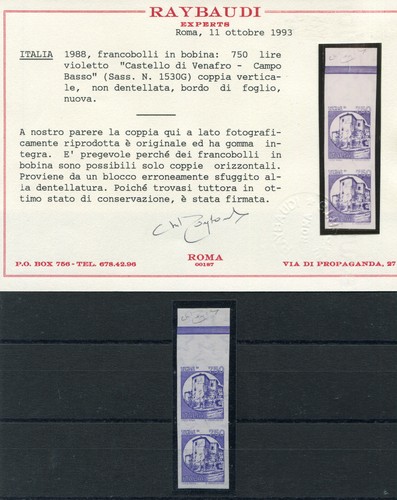 Castelli lire 750 - lire,
