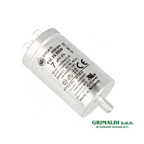 Condensatore motore 7µf - condensatore,