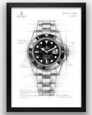 Rolex Submariner disegno