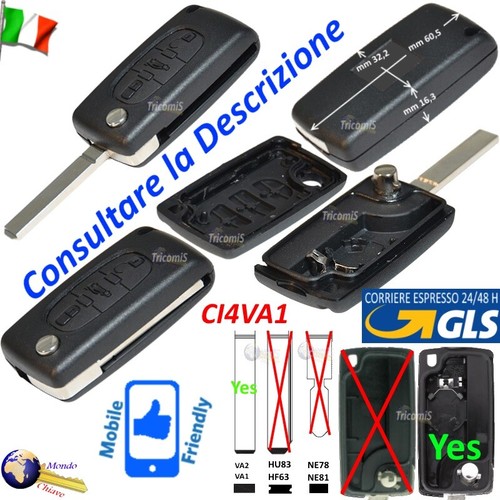 Chiave telecomando guscio - telecomando,