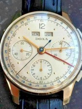 NewOldStock Doxa Triple Calendar Chronograph Valjoux 72 C calendario completo serviced