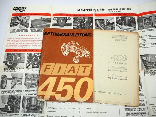 Fiat 450 trattore manuale - dt,