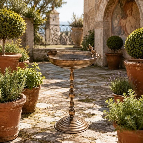 Vasca uccelli piedistallo - vasca,