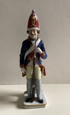 Antica statuina militare in