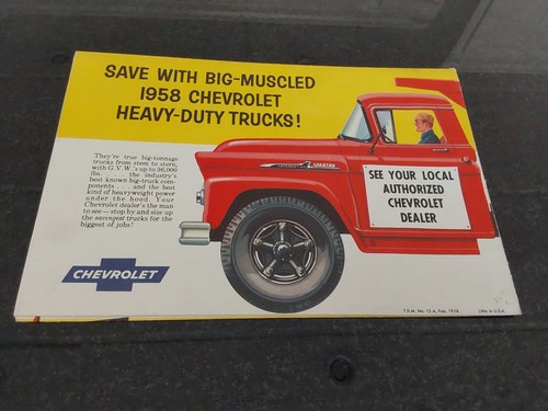 Brochure pubblicitaria camion - brochure,