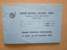 ORARIO GENERALE AUTOLINEE DEL