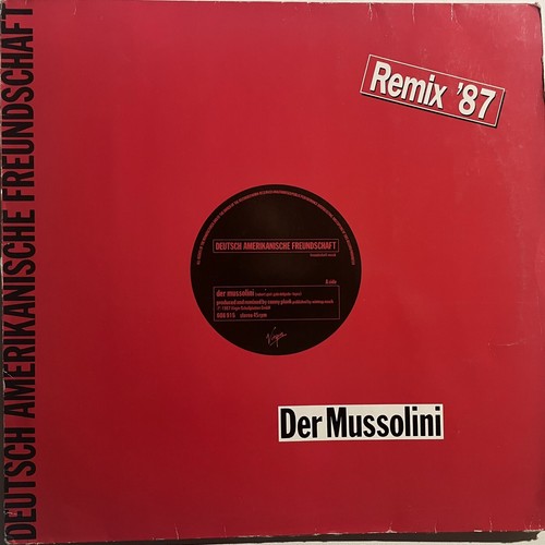 Der mussolini - d, f🔹der
