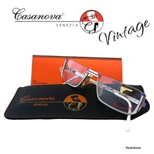 CASANOVA occhiali da vista NM 2 C.01 50/22 RARE VINTAGE eyewear 80s M. in Italy