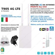 Router 4G LTE Antenna T905 Modem  per scheda SIM, Wi-Fi Dual-Band ESTERNO