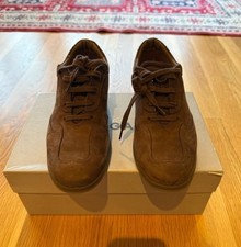 Hogan Brown Suede Leather