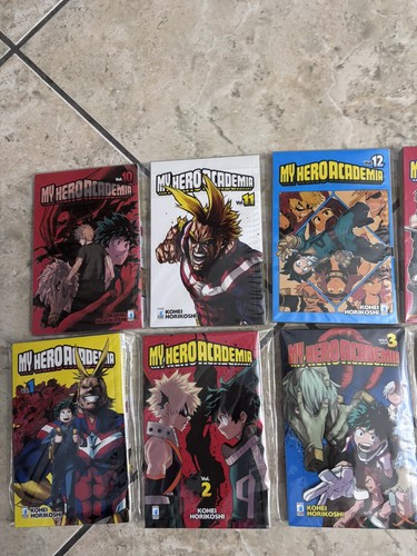 Lotto manga hero - academia, +