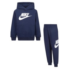 Nike Tuta da Bambini Club Fleece Blu Taglia 3-4 A Cod 86L135-U90