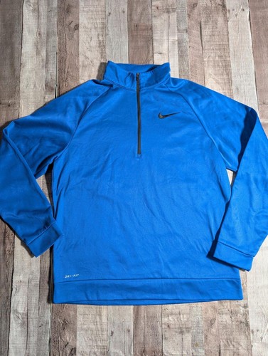 Nike quarter zip - quarter, blu