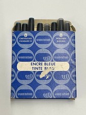 8 CARTUCCE INCHIOSTRO BLU PER PENNA STILOGRAFICA WATERMAN 52092