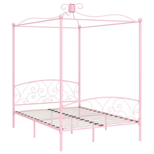 Letto baldacchino rosa in - a,