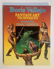 Fantasy Art Techniques 1985 Boris Vallejo Testo Inglese Foreword by Isaac Asimov