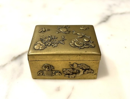 Scatolina antica ottone - antica,