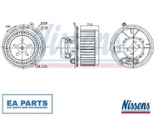 Soffiatore interno per ALFA ROMEO NISSENS 87185