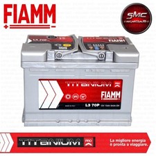 BATTERIA AUTO FIAMM cod L370P TITANIUM PRO 70Ah 640A Polo Positivo a destra (DX)