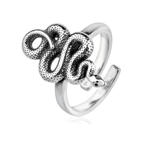 Anello serpente argento - serpente,