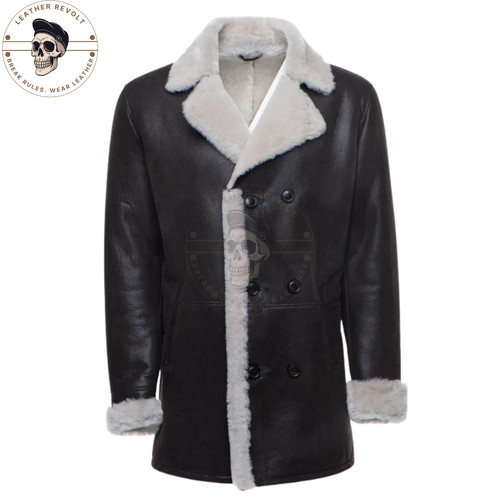 Cappotto uomo pelle - , shearling