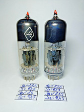 2 pezzi NUOVI 6N6P COPPIA TUBI ABBINATI ECC99 E182CC PUNTA ROSSA STESSA DATA 09.1968
