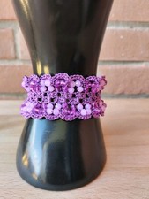 Bracciale a fascia filo lurex