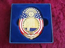 Placca distintivo U.S. commemorativa 11 settembre 2001 Fallen Heroes nuovo