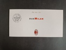 biglietto AUGURI NATALE MILAN AC 1999 - con timbro del centenario