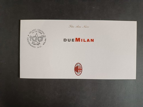 Biglietto auguri natale milan - biglietto,