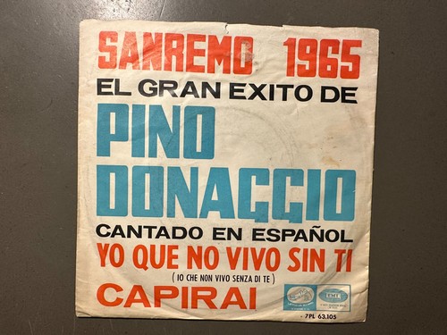 Pino donaggio que no vivo - donaggio,