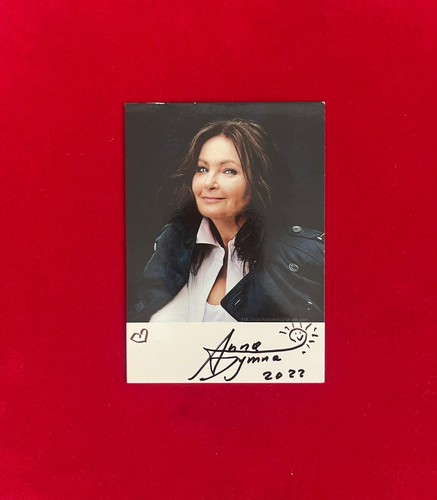 Anna dymna hand signed promo - anna,