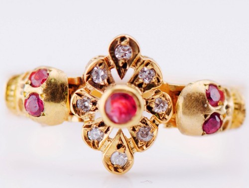 Antique vittoriano 18k oro - antique,