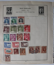 Copertina cartolina pagina album Siam Thailandia scuola Bangkok Patana elefante blu ecc.