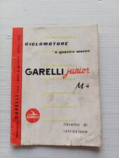 Garelli 50 Junior M4 1967 manuale uso manutenzione libretto originale italiano