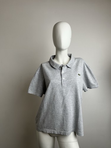 Polo lacoste grigia - slim, fit