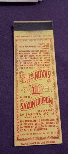 Saxon cigarette machine - saxon,