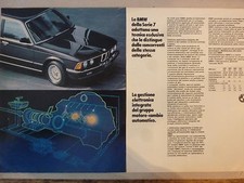 *ADVERTISING PUBBLICITA' BMW SERIE 7 gestione elettronica integrata  --1985