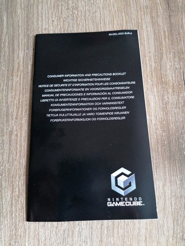 Nintendo game cube notice de - nintendo,