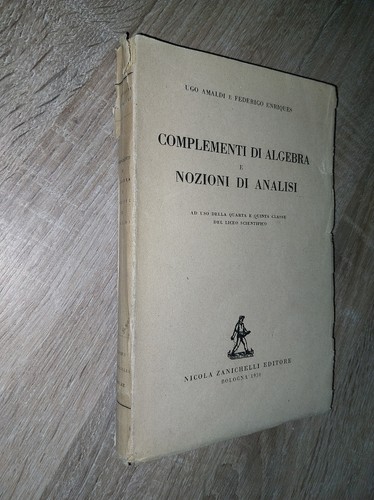 Amaldi enriques complementi - amaldi, ;