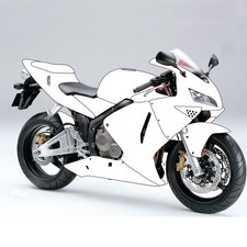 Kit carene moto non verniciate