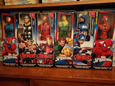 LOTTO 6 PERSONAGGI ACTION FIGURE MARVEL AVENGERS : TITAN HERO SERIES HASBRO 30CM